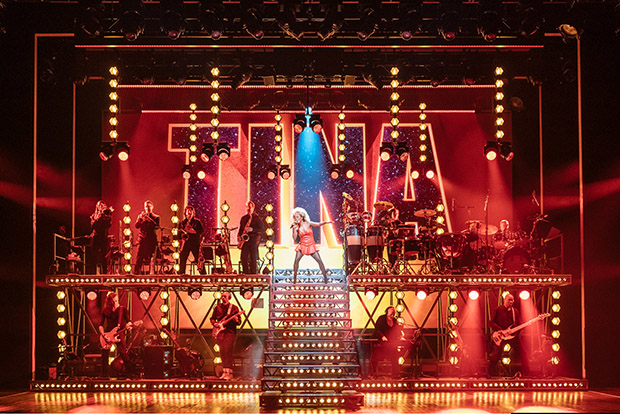 A scene from Tina: The Tina Turner Musical on Broadway.