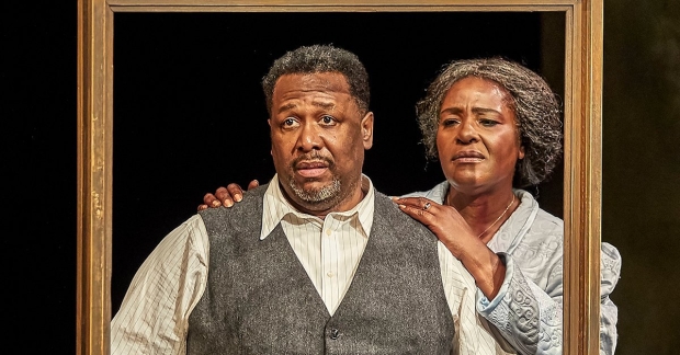 Wendell Pierce and Sharon D. Clarke in Death of a Salesman.