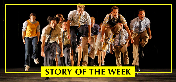 Dancers perform &quot;Cool&quot; from West Side Story as part of 2008&#39;s On Broadway! A Glittering Salute to the American Musical at New York City Center.