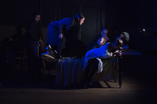 Off-Broadway troupe Bedlam stars in a revival of Arthur Miller&#39;s The Crucible, directed by Eric Tucker, at the Connelly Theater.