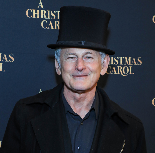 Victor Garber at opening night of A Christmas Carol on Broadway.