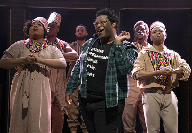 Larry Owens and the cast of Michael R. Jackson&#39;s A Strange Loop.