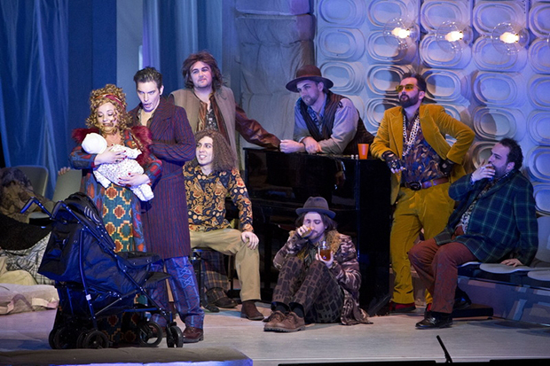 A scene from the Hungarian State Opera production of Porgy and Bess.