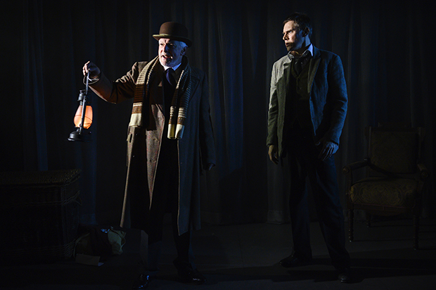 David Acton and Ben Porter star in Stephen Mallatratt&#39;s The Woman in Black, directed by Robin Herford, at the McKittrick Hotel.