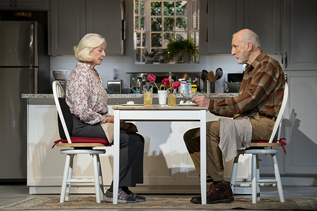 Jane Alexander plays Nancy, and James Cromwell plays Bill in Bess Wohl&#39;s Grand Horizons, directed by Leigh Silverman, for Second Stage at the Helen Hayes Theater.