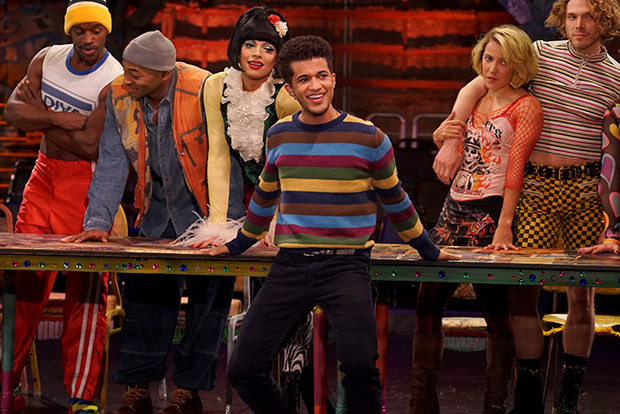 Jordan Fisher as Mark in Fox&#39;s 2019 broadcast of Rent Live.