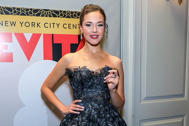 Solea Pfeiffer at the opening of Evita in 2019.