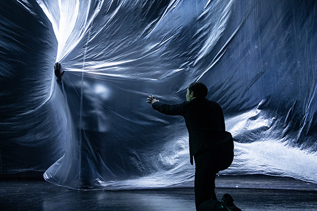 Steve Hartland plays the ghost, and Ruth Negga plays the title role in Hamlet.