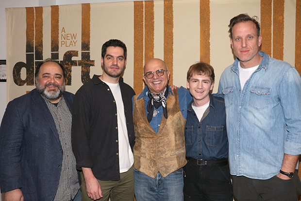 The cast of Drift: Richard R. Henry, Alex Mickiewicz, Joe Pantoliano, Griffin Osborne, and Patrick Brennan.