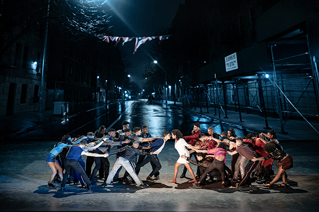 A scene from Ivo van Hove&#39;s production of West Side Story at the Broadway Theatre.