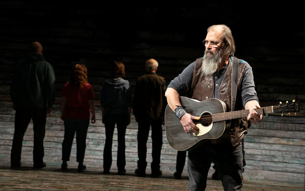Steve Earle is the composer and one of the stars of Coal Country at the Public Theater.