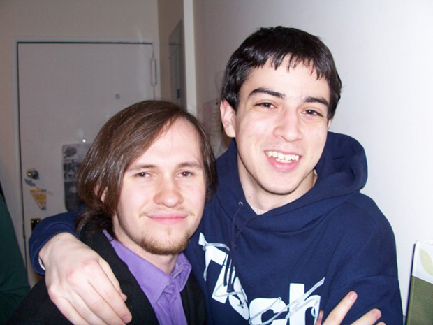 Zachary Stewart (pictured here with classmate and collaborator Evan Jay Newman) studied drama at NYU&#39;s Tisch School of the Arts, where he learned how to act, direct, design, and stage manage…but not how to compellingly style his own hair.