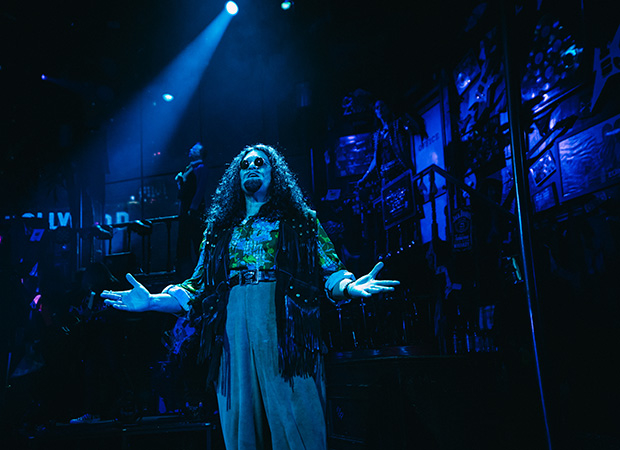 Dot-Marie Jones stars in Rock of Ages at New World Stages.