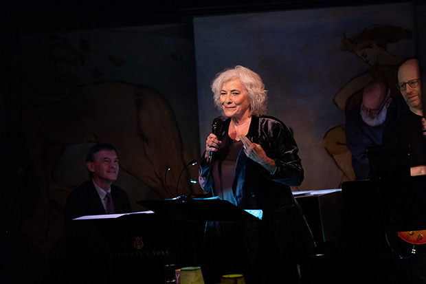 Music Director and pianist Christian Jacob accompanies Betty Buckley, along with bassist Tony Marino and guitarist Oz Noy, in Story Songs at the Café Carlyle.