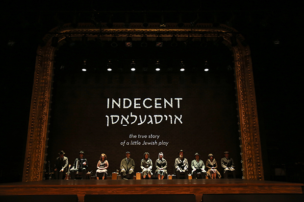 The opening moment in the Broadway production of Indecent, directed by Rebecca Taichman.