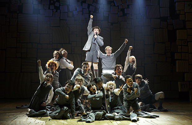 A scene from Matilda the Musical on Broadway.