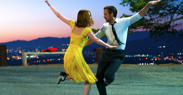 Emma Stone and Ryan Gosling in La La Land.