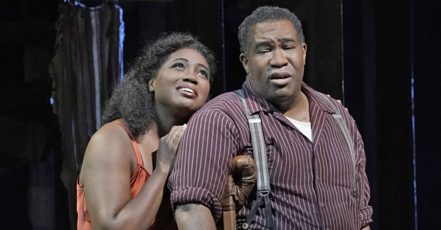 Angel Blue and Eric Owens in Porgy and Bess at the Metropolitan Opera.