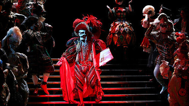 A scene from Phantom of the Opera on Broadway.