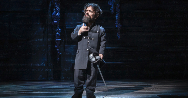 Peter Dinklage in Cyrano off-Broadway.