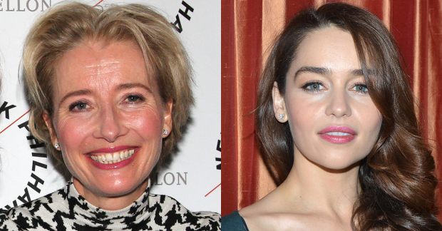 Emma Thompson and Emilia Clarke