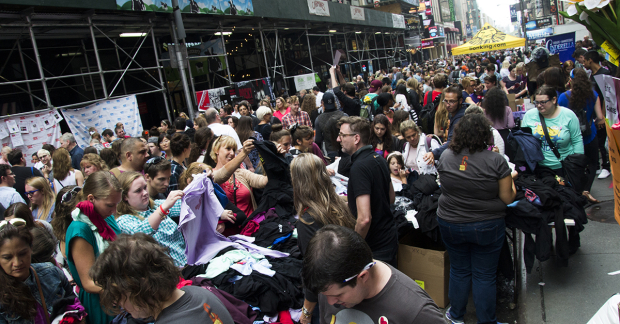 The Broadway Flea Market in 2014