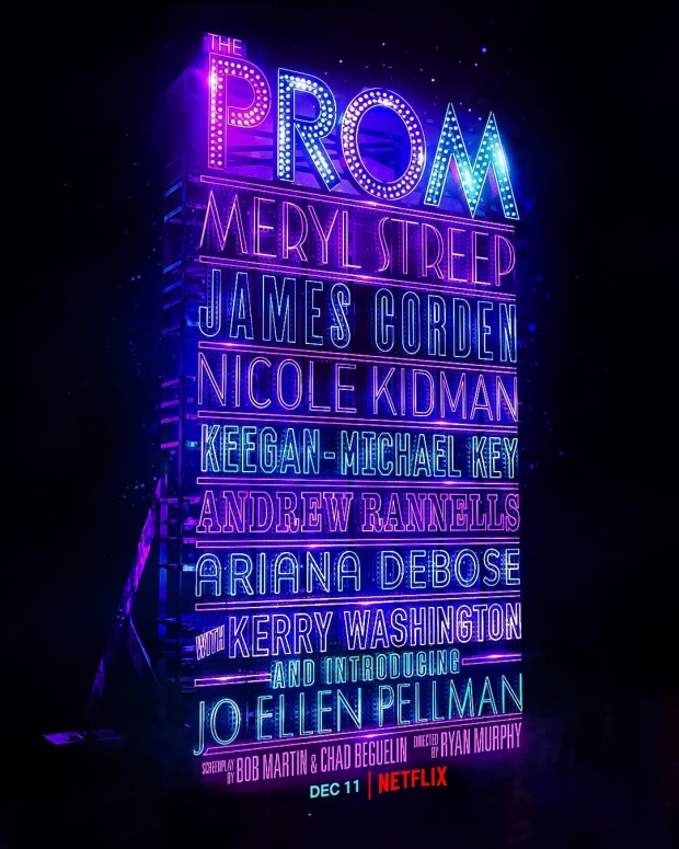 The movie poster for The Prom