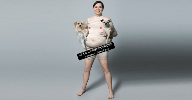 Isabella Rossellini in a promotional image for Sex and Consequences.
