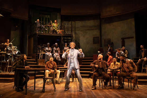 André De Shields in Hadestown at the Walter Kerr Theatre.