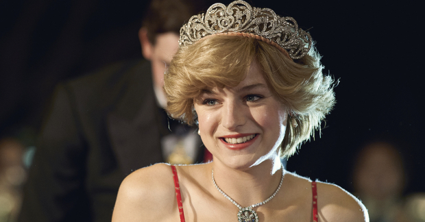 Emma Corrin as Diana, Princess of Wales, in The Crown season four.
