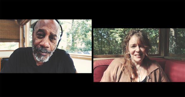 Joe Morton and Deirdre O&#39;Connell in Lessons in Survival.