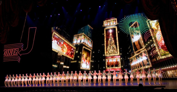 A scene from the Christmas Spectacular Starring the Radio City Rockettes — At Home Holiday Special