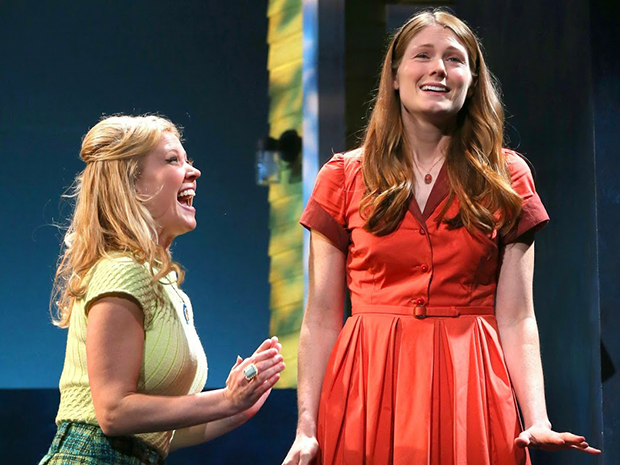 Patti Murin and Allison Case in Fly by Night, the musical that Cecily was named after