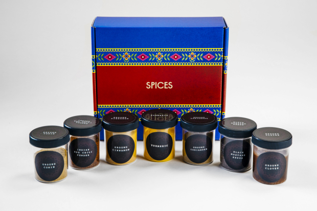 The Bollywood Kitchen spice box