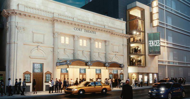 A rendering of the Cort Theatre expansion project.