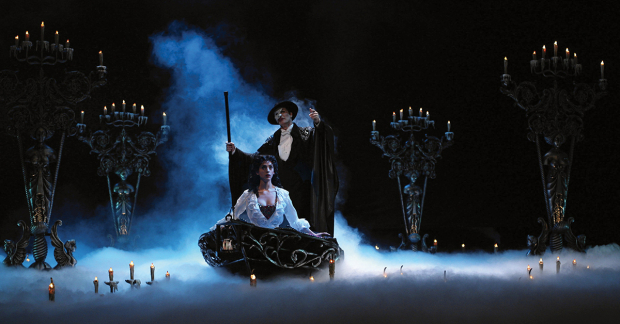 Marni Raab as Christine and Howard McGillin as the Phantom