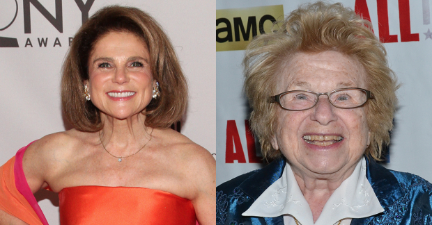 Tovah Feldshuh and Dr. Ruth Westheimer