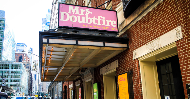 The Mrs. Doubtfire marquee