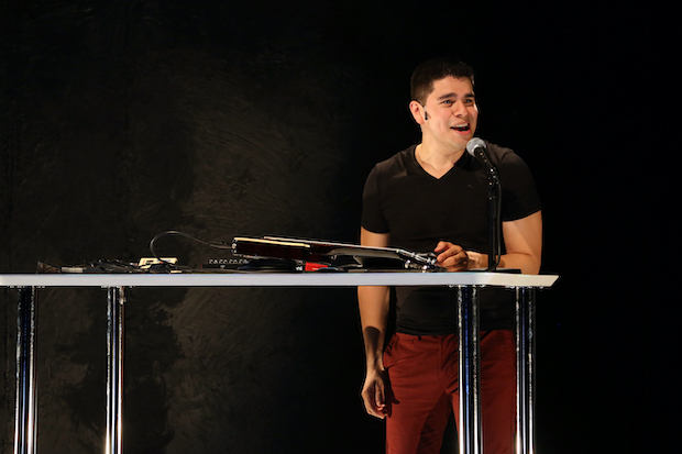 Brian Quijada wrote and starred in the one-man show Where Did We Sit on the Bus? (pictured). He will perform his new concept album with Nygel D. Robinson, Mexodus, as part of New York Stage and Film&#39;s summer season. 