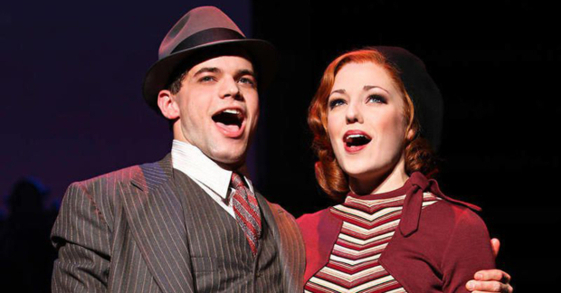 Jeremy Jordan and Laura Osnes in Bonnie and Clyde