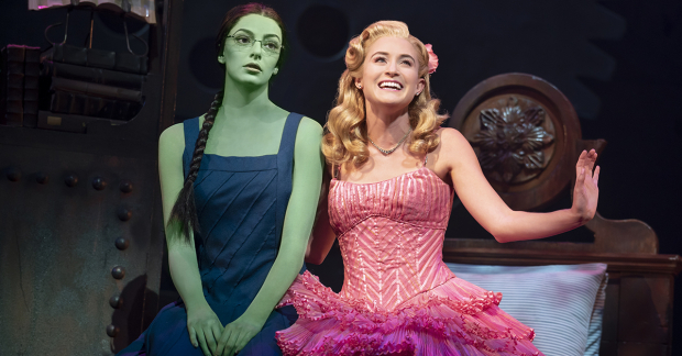 Talia Suskauer and Allison Bailey in Wicked