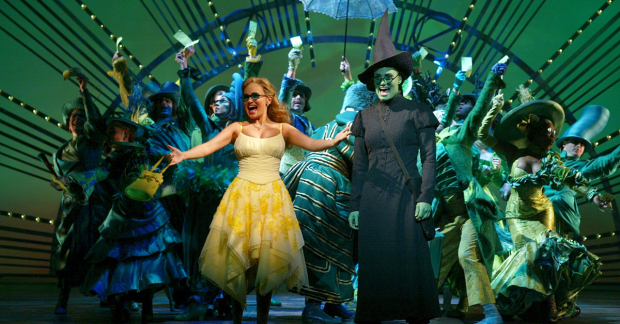 Kristin Chenoweth and Idina Menzel in the original 2003 Broadway cast of Wicked.