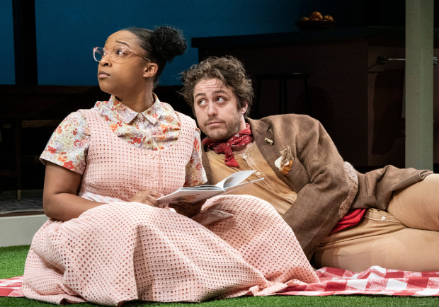 Treshelle Edmond and Noah Averbach-Katz appeared in Noah Diaz&#39;s Richard &amp; Jane &amp; Dick &amp; Sally last year at Baltimore Center Stage.