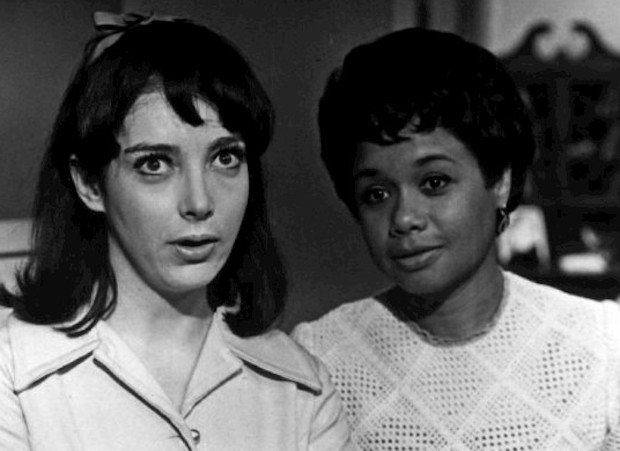 Barbara Rodell and Micki Grant appear in the daytime drama Another World in 1968.
