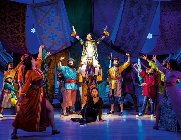 A scene from Joseph and The Amazing Technicolor Dreamcoat at the London Palladium