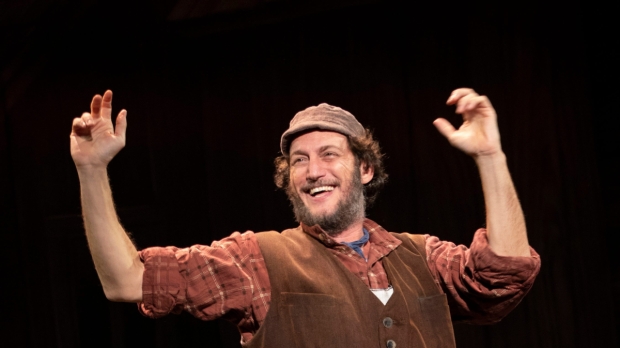 Yehezkel Lazarov as Tevye in Fiddler on the Roof