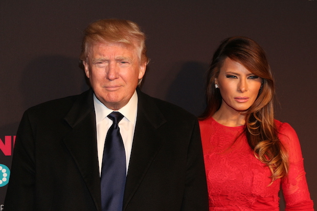 Donald and Melania Trump were the President and First Lady of the United States. 