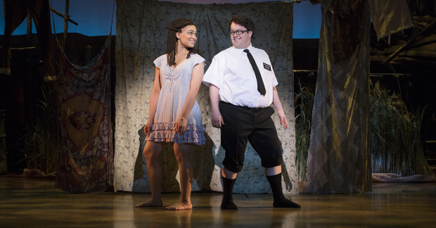 Kim Exum and Cody Jamison Strand in The Book of Mormon on Broadway