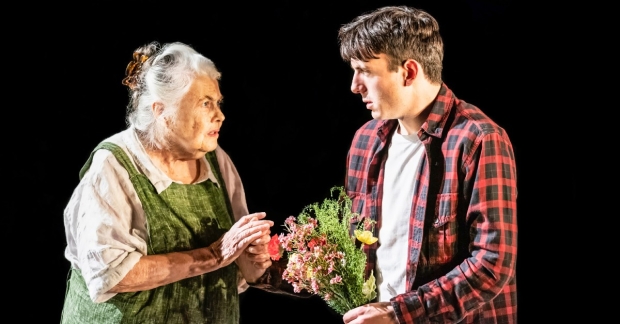 Lois Smith with Samuel H. Levine in The Inheritance. 