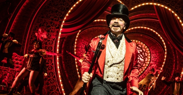 Danny Burstein in his Tony-winning role as Harold Zidler in Moulin Rouge! The Musical.